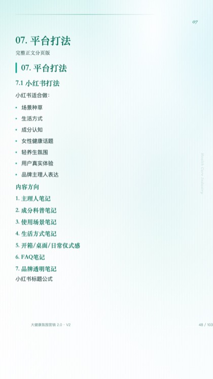 07. 平台打法
