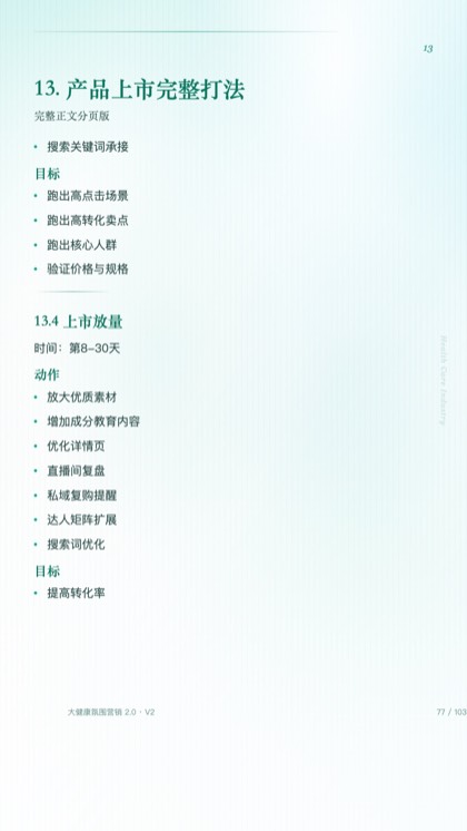 13. 产品上市完整打法