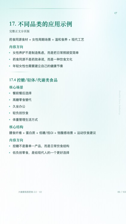17. 不同品类的应用示例